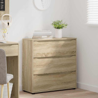 Produktbild för Förvaringsskåp Sonoma-ek 80 x 31 x 81 cm Konstruerat trä