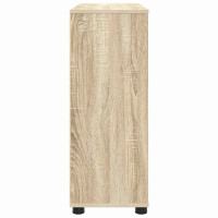 Produktbild för Förvaringsskåp Sonoma-ek 80 x 31 x 81 cm Konstruerat trä