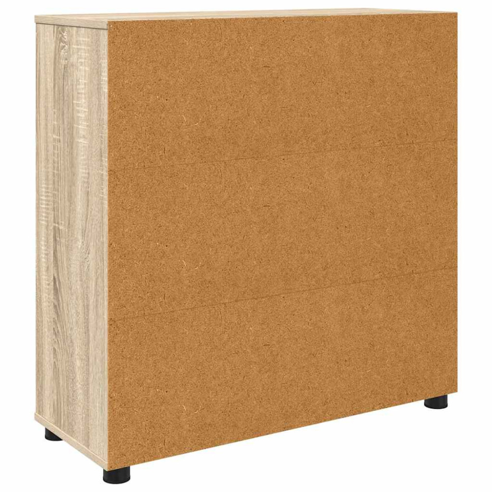 Produktbild för Förvaringsskåp Sonoma-ek 80 x 31 x 81 cm Konstruerat trä