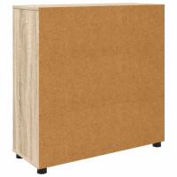 Produktbild för Förvaringsskåp Sonoma-ek 80 x 31 x 81 cm Konstruerat trä