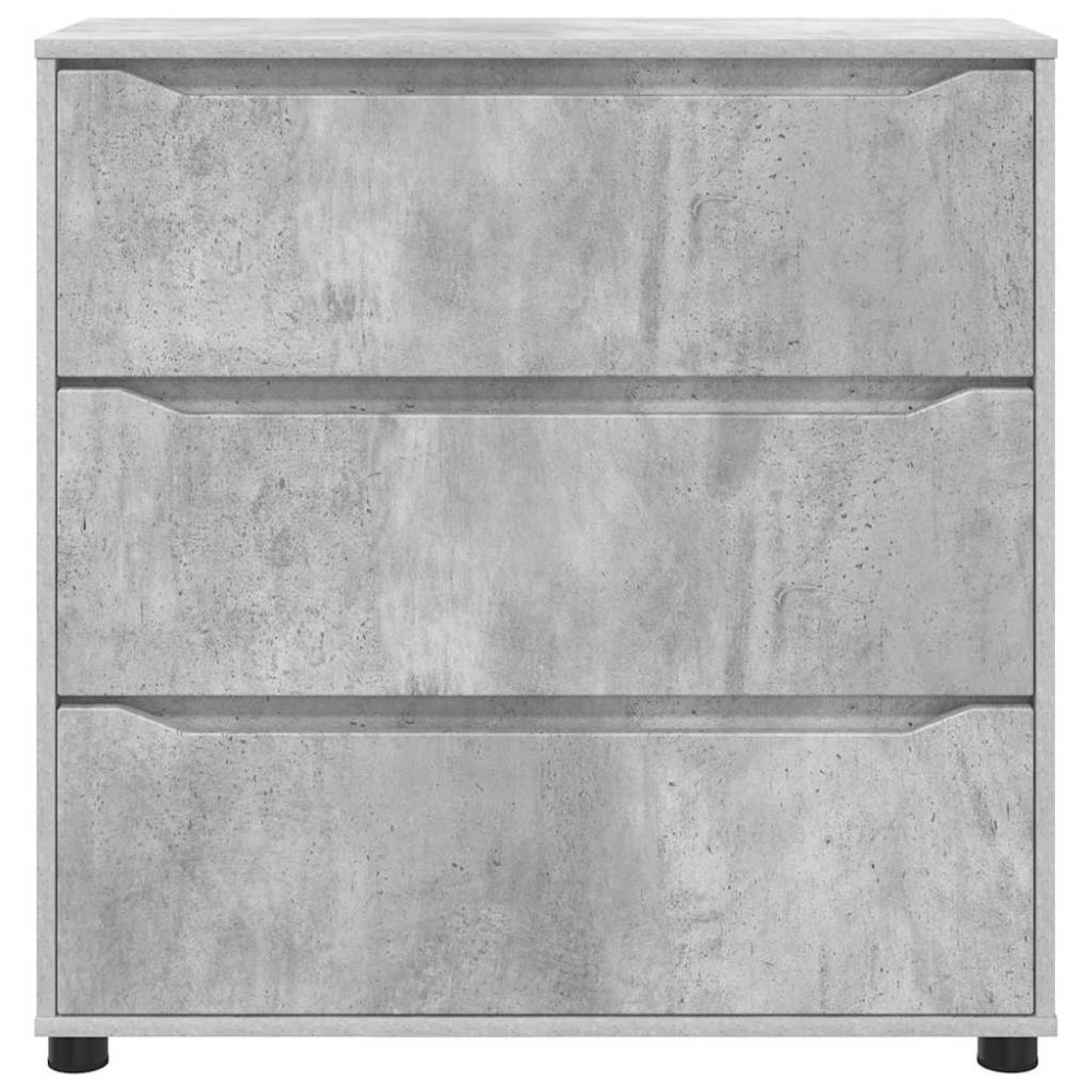 Produktbild för Förvaringsskåp Betonggrå 80 x 31 x 81 cm Konstruerat trä
