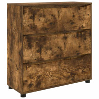 Produktbild för Förvaringsskåp Rökt ek 80 x 31 x 81 cm Konstruerat trä