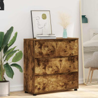 Produktbild för Förvaringsskåp Rökt ek 80 x 31 x 81 cm Konstruerat trä