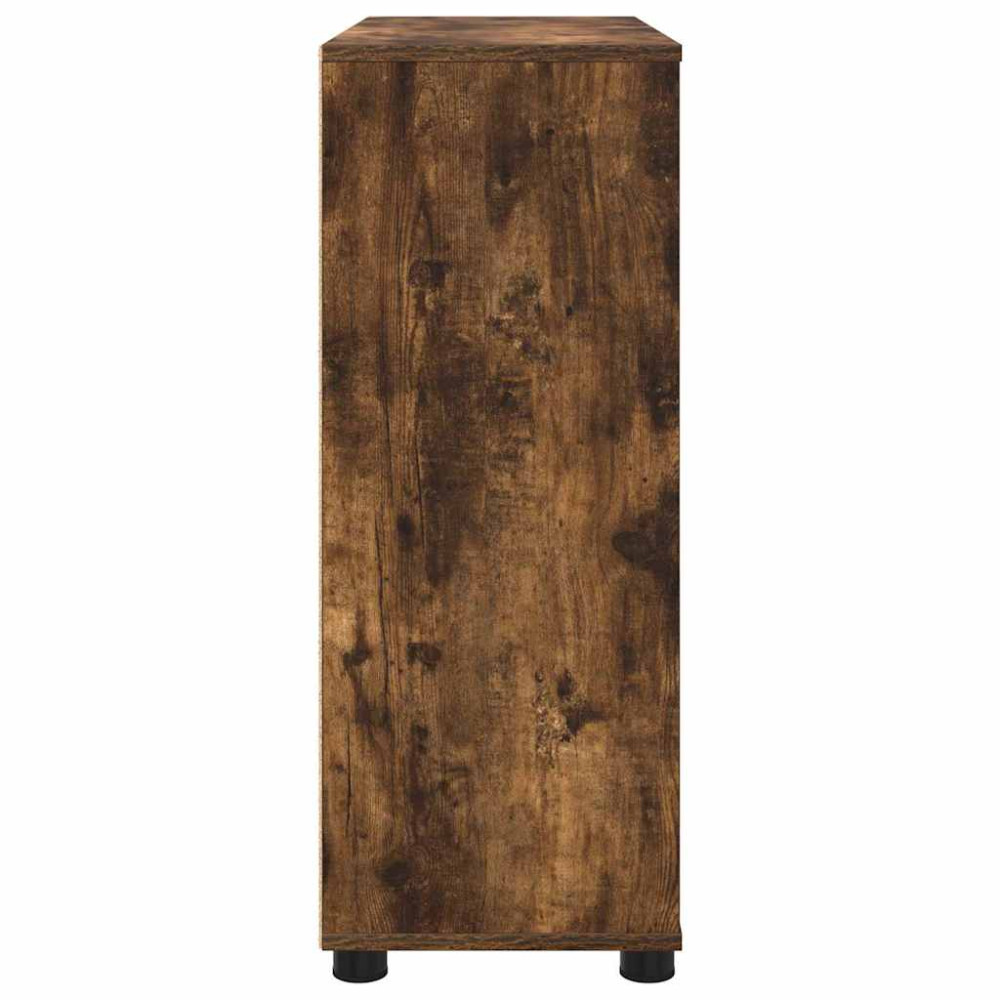 Produktbild för Förvaringsskåp Rökt ek 80 x 31 x 81 cm Konstruerat trä
