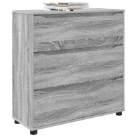 Produktbild för Förvaringsskåp Grå Sonoma 80 x 31 x 81 cm Konstruerat trä