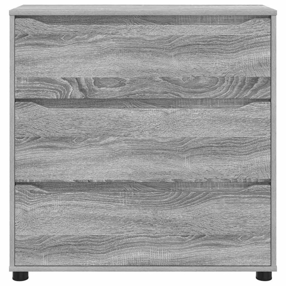 Produktbild för Förvaringsskåp Grå Sonoma 80 x 31 x 81 cm Konstruerat trä