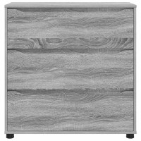 Produktbild för Förvaringsskåp Grå Sonoma 80 x 31 x 81 cm Konstruerat trä