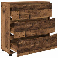 Produktbild för Förvaringsskåp Gammalt trä 80 x 31 x 81 cm Konstruerat trä