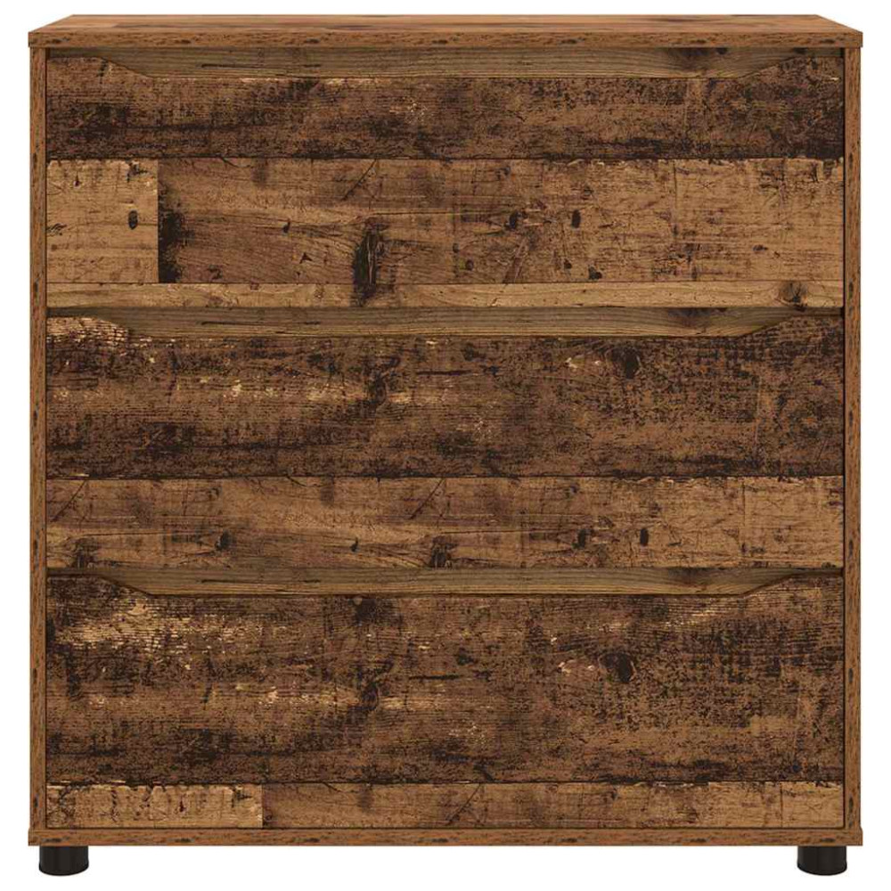 Produktbild för Förvaringsskåp Gammalt trä 80 x 31 x 81 cm Konstruerat trä