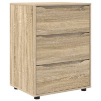 Produktbild för Förvaringsskåp Sonoma-ek 60 x 48 x 81 cm Konstruerat trä