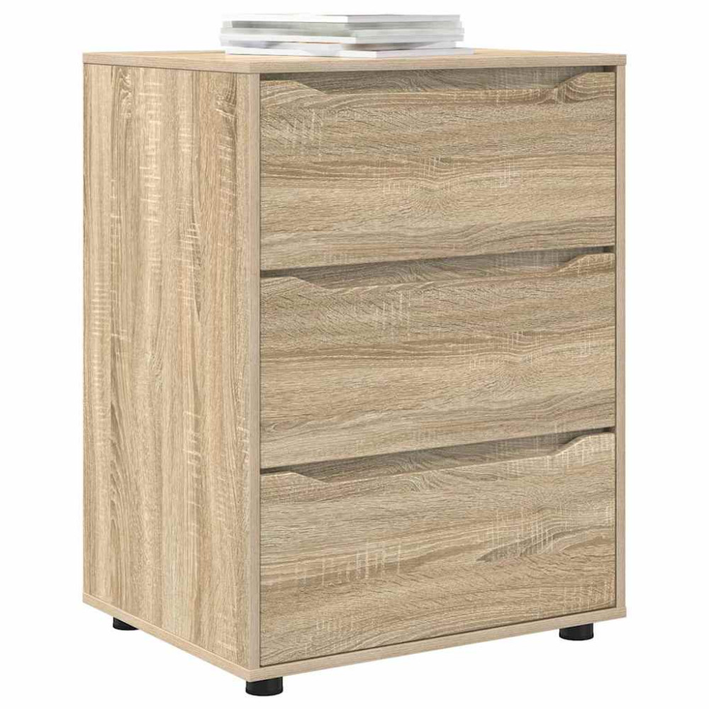 Produktbild för Förvaringsskåp Sonoma-ek 60 x 48 x 81 cm Konstruerat trä