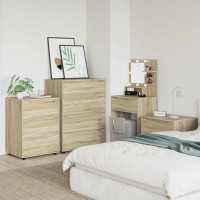 Produktbild för Förvaringsskåp Sonoma-ek 60 x 48 x 81 cm Konstruerat trä