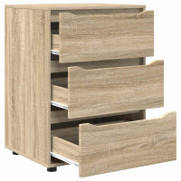 Produktbild för Förvaringsskåp Sonoma-ek 60 x 48 x 81 cm Konstruerat trä