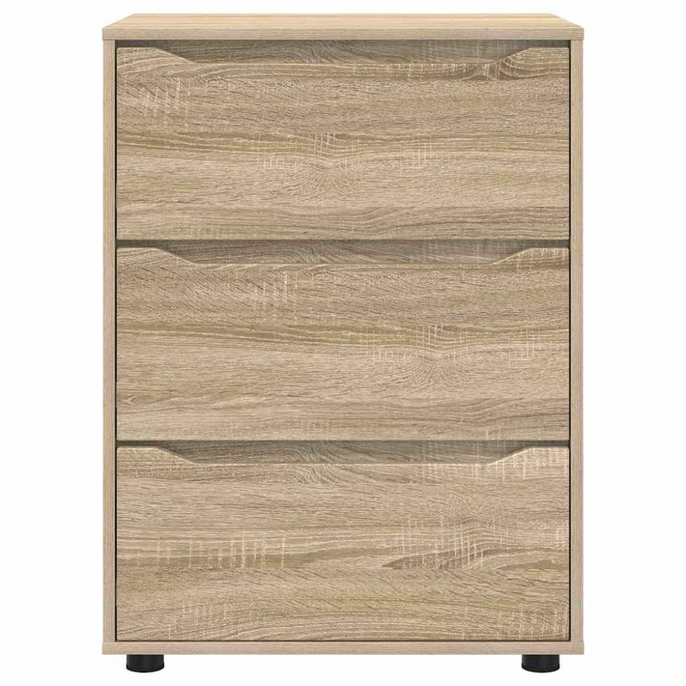 Produktbild för Förvaringsskåp Sonoma-ek 60 x 48 x 81 cm Konstruerat trä