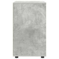 Produktbild för Förvaringsskåp Betonggrå 60 x 48 x 81 cm Konstruerat trä