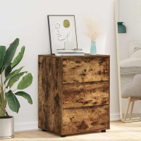 Produktbild för Förvaringsskåp Rökt ek 60 x 48 x 81 cm Konstruerat trä