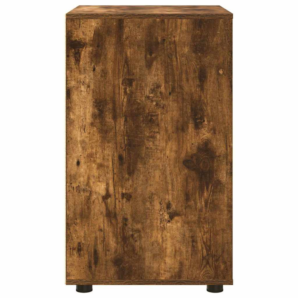 Produktbild för Förvaringsskåp Rökt ek 60 x 48 x 81 cm Konstruerat trä