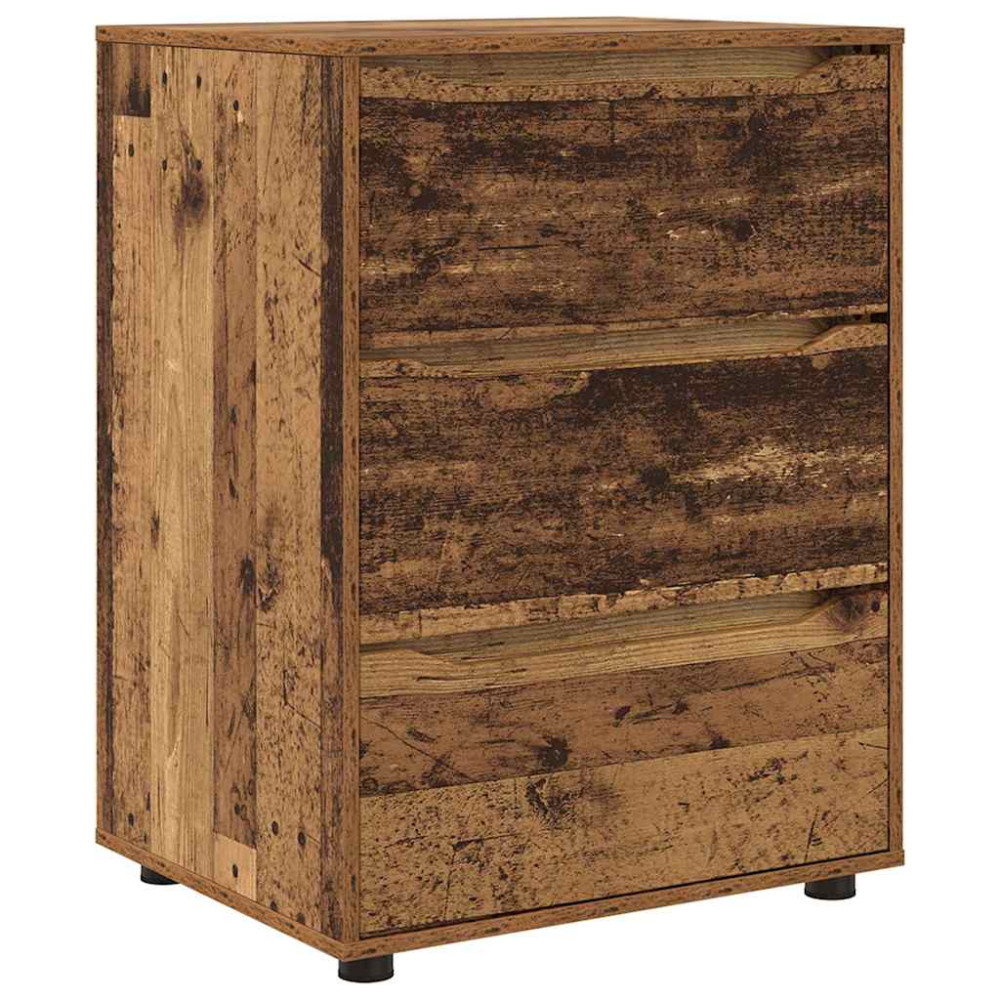 Produktbild för Förvaringsskåp Gammalt trä 60 x 48 x 81 cm Konstruerat trä