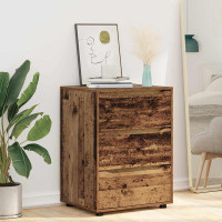 Produktbild för Förvaringsskåp Gammalt trä 60 x 48 x 81 cm Konstruerat trä