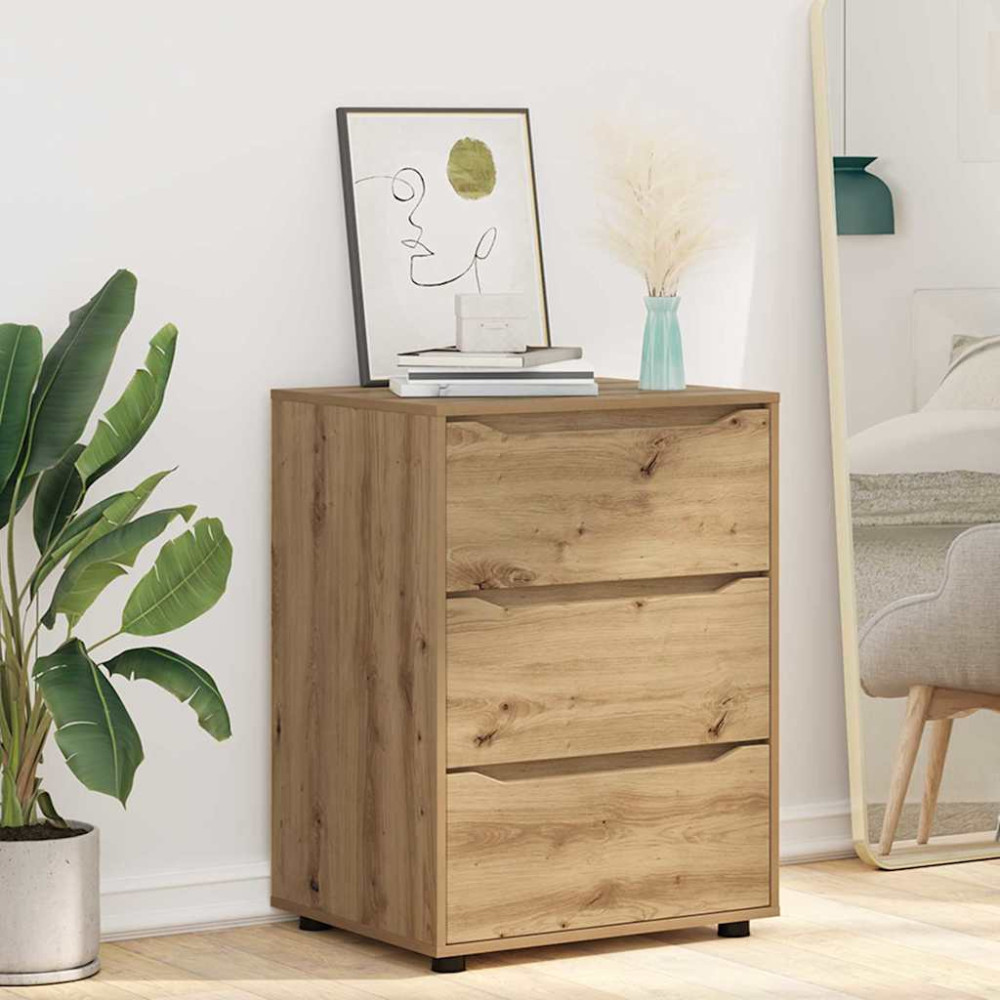 Produktbild för Förvaringsskåp Artisan Ek 60 x 48 x 81 cm Konstruerat trä