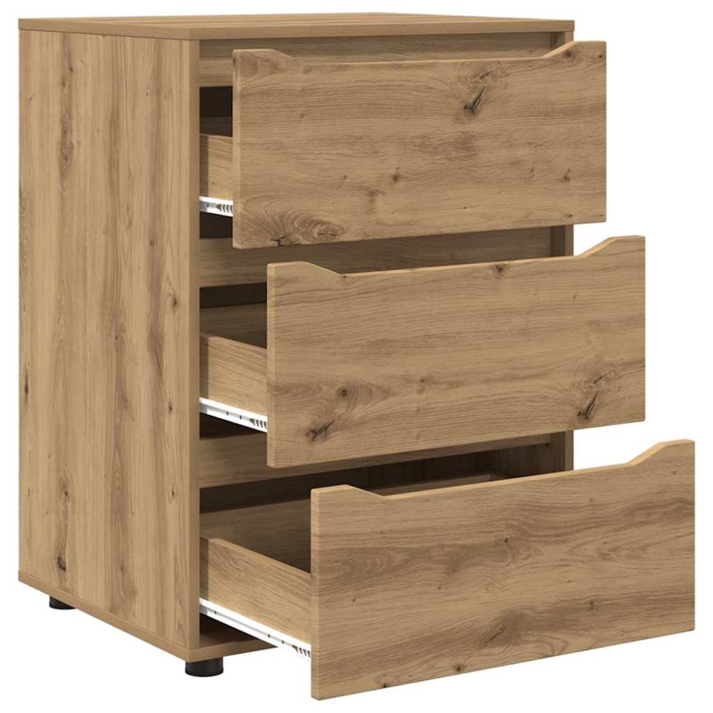 Produktbild för Förvaringsskåp Artisan Ek 60 x 48 x 81 cm Konstruerat trä