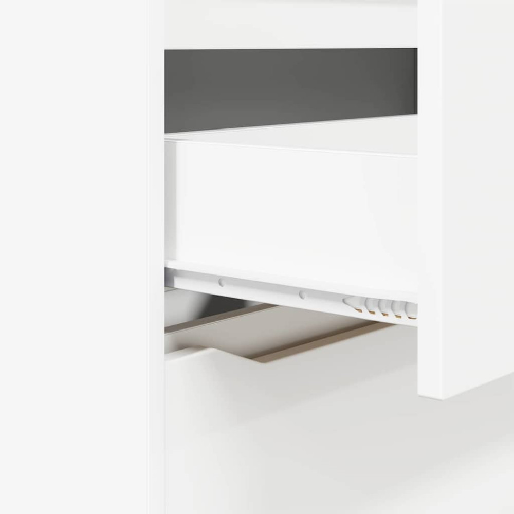 Produktbild för Förvaringsskåp Vit 40 x 48 x 81 cm Konstruerat trä