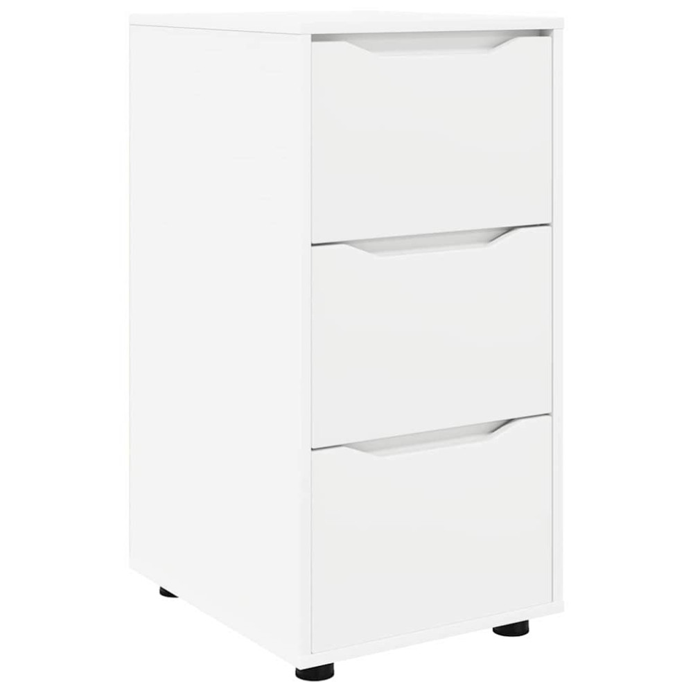 Produktbild för Förvaringsskåp Vit 40 x 48 x 81 cm Konstruerat trä