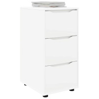 Produktbild för Förvaringsskåp Vit 40 x 48 x 81 cm Konstruerat trä