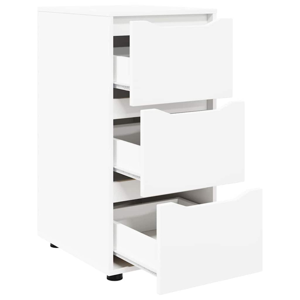 Produktbild för Förvaringsskåp Vit 40 x 48 x 81 cm Konstruerat trä