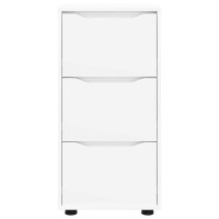 Produktbild för Förvaringsskåp Vit 40 x 48 x 81 cm Konstruerat trä