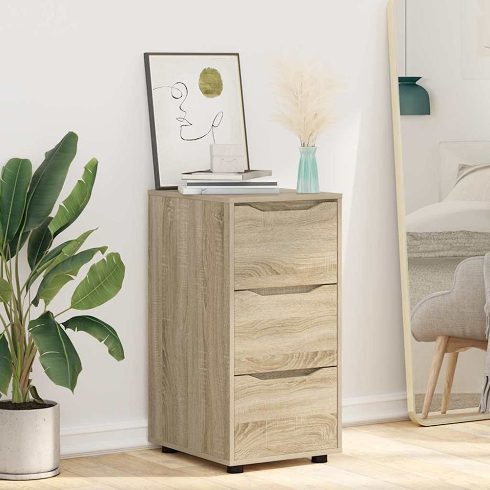 Produktbild för Förvaringsskåp Sonoma-ek 40 x 48 x 81 cm Konstruerat trä