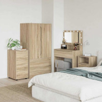 Produktbild för Förvaringsskåp Sonoma-ek 40 x 48 x 81 cm Konstruerat trä