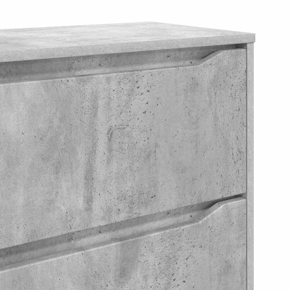 Produktbild för Förvaringsskåp Betonggrå 40 x 48 x 81 cm Konstruerat trä