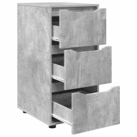 Produktbild för Förvaringsskåp Betonggrå 40 x 48 x 81 cm Konstruerat trä