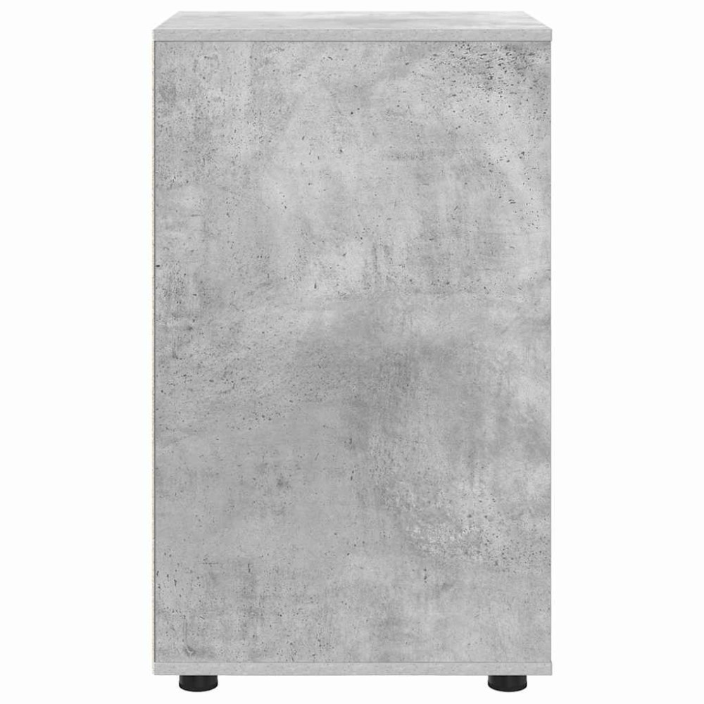 Produktbild för Förvaringsskåp Betonggrå 40 x 48 x 81 cm Konstruerat trä