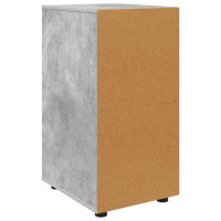 Produktbild för Förvaringsskåp Betonggrå 40 x 48 x 81 cm Konstruerat trä