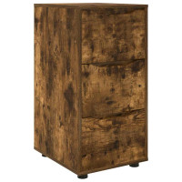 Produktbild för Förvaringsskåp Rökt ek 40 x 48 x 81 cm Konstruerat trä