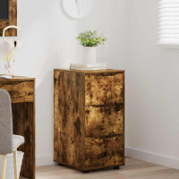 Produktbild för Förvaringsskåp Rökt ek 40 x 48 x 81 cm Konstruerat trä
