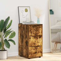 Produktbild för Förvaringsskåp Rökt ek 40 x 48 x 81 cm Konstruerat trä
