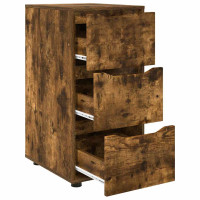 Produktbild för Förvaringsskåp Rökt ek 40 x 48 x 81 cm Konstruerat trä