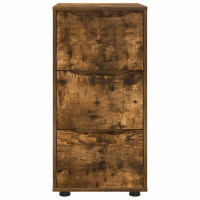 Produktbild för Förvaringsskåp Rökt ek 40 x 48 x 81 cm Konstruerat trä