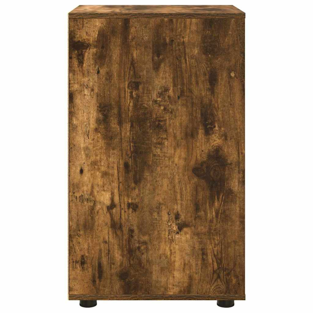 Produktbild för Förvaringsskåp Rökt ek 40 x 48 x 81 cm Konstruerat trä