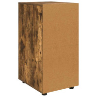 Produktbild för Förvaringsskåp Rökt ek 40 x 48 x 81 cm Konstruerat trä