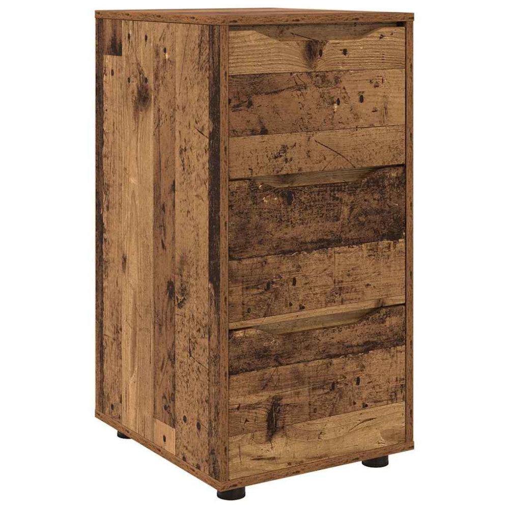 Produktbild för Förvaringsskåp Gammalt trä 40 x 48 x 81 cm Konstruerat trä