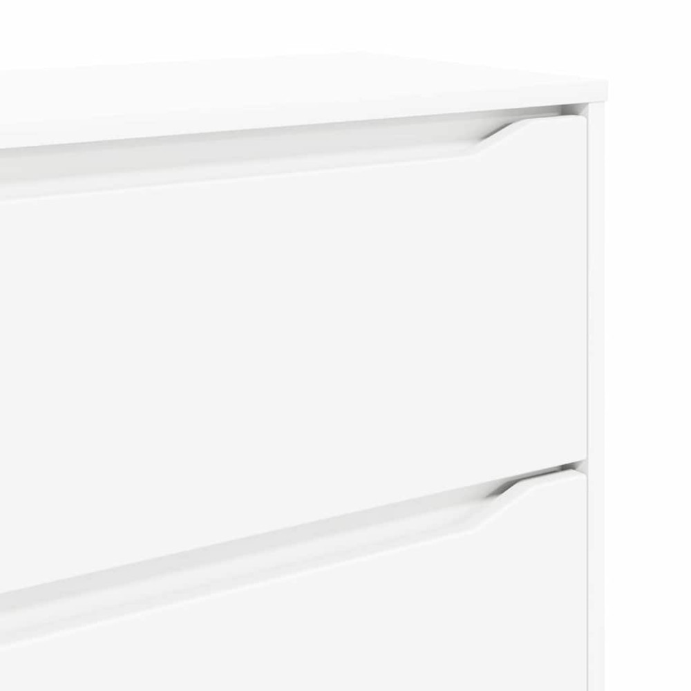 Produktbild för Förvaringsskåp Vit 40 x 48 x 105 cm Konstruerat trä