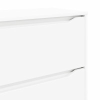 Produktbild för Förvaringsskåp Vit 40 x 48 x 105 cm Konstruerat trä