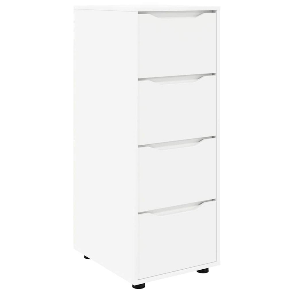 Produktbild för Förvaringsskåp Vit 40 x 48 x 105 cm Konstruerat trä