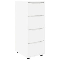Produktbild för Förvaringsskåp Vit 40 x 48 x 105 cm Konstruerat trä