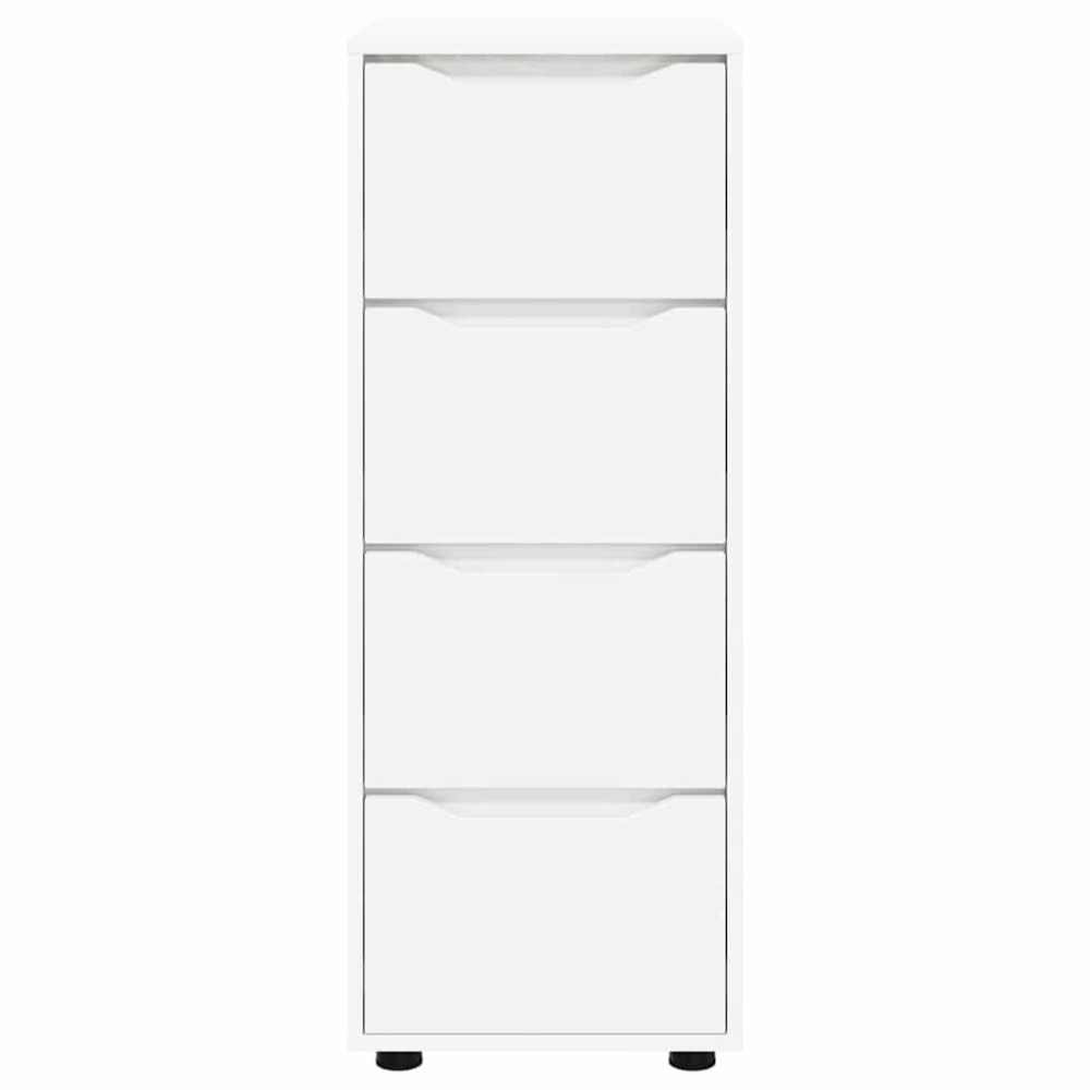 Produktbild för Förvaringsskåp Vit 40 x 48 x 105 cm Konstruerat trä