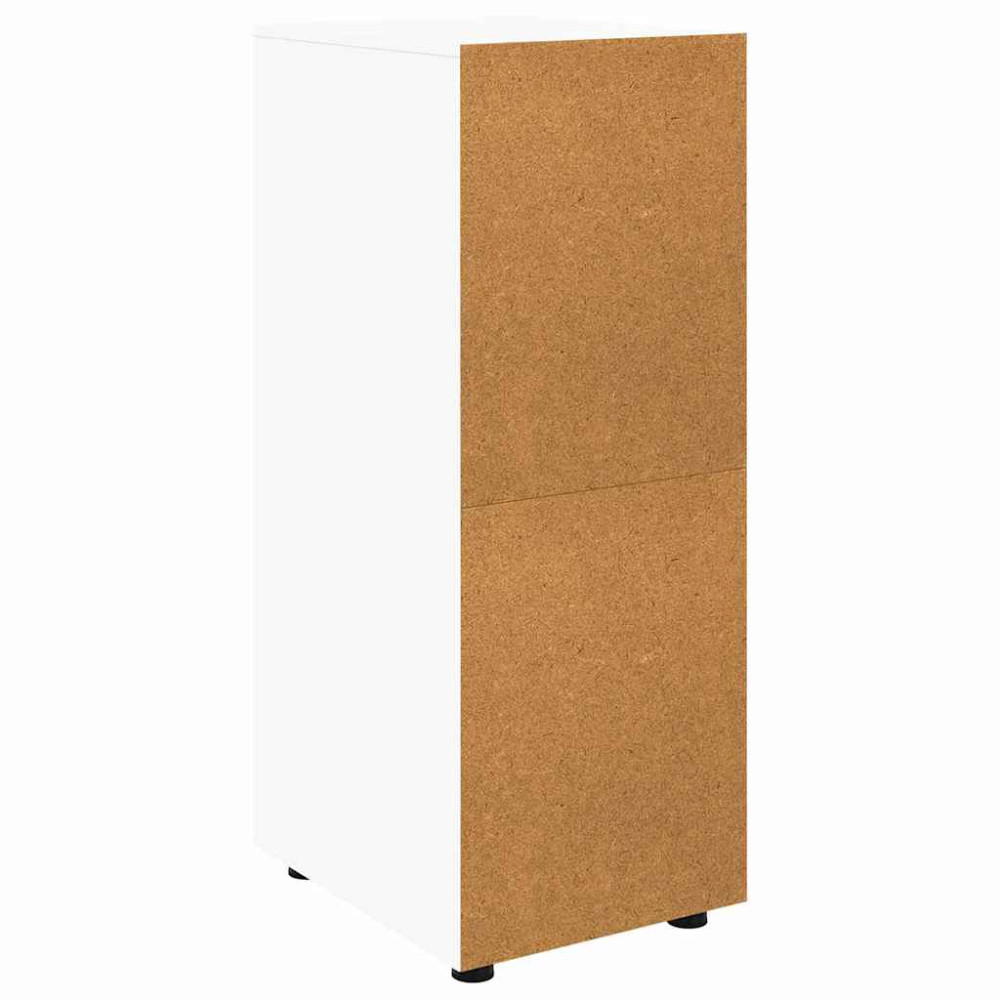 Produktbild för Förvaringsskåp Vit 40 x 48 x 105 cm Konstruerat trä